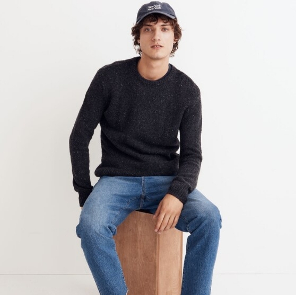 Madewell Donegal Crewneck Sweater